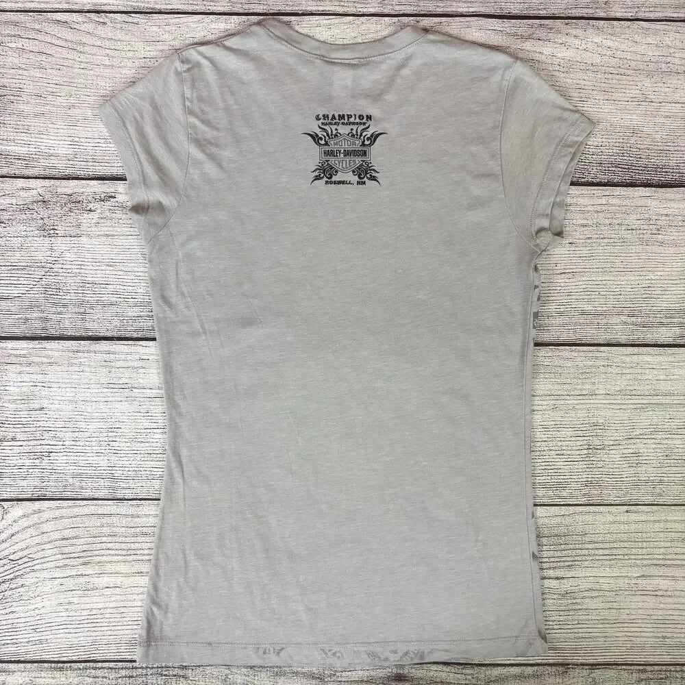 2009 Harley Davidson Motorcycles Skulls Big Print T-shirt - Picture 8 of 8